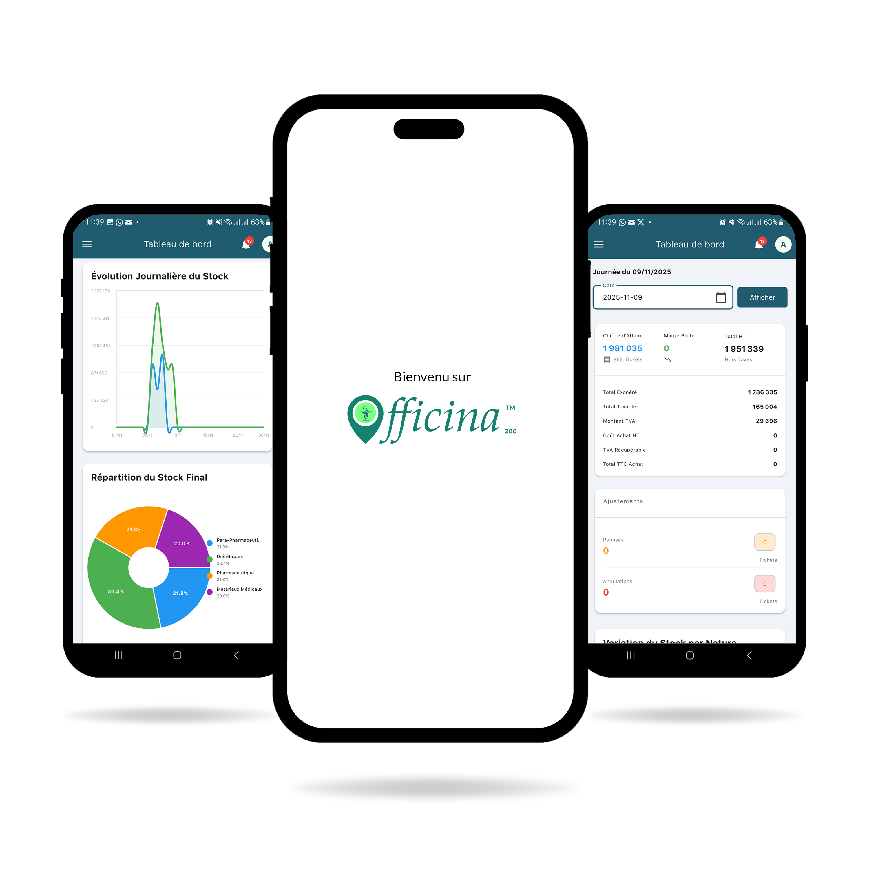 Application mobile Officina